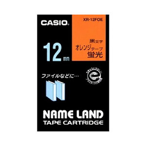 CASIO(JVI) l[he[v u/ 12mm XR-12FOE(31140) nameland tape