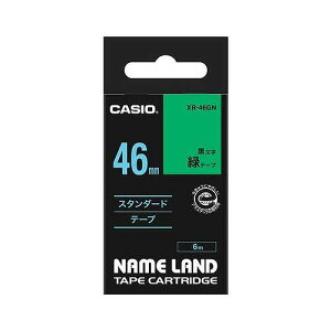 CASIO(JVI) l[he[v / 46mm XR-46GN(31129) nameland tape