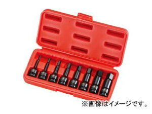JTC 12.7mm�����O�C���p�N�g6�p�\�P�b�g�Z�b�g JTCJ408LH long impact square socket set