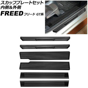 �X�J�b�t�v���[�g�Z�b�g �������O�� �z���_ �t���[�h GT�n 2024�N06���` �u���b�N �X�e�����X�� �w�A���C���d�グ �����F1�Z�b�g(6��) AP-SG424-AB-BK Scuff plate set inside and outside