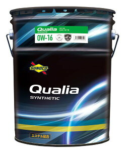 �X�m�R(SUNOCO) QUALIA �G���W���I�C�� 0W-16 20L SQ/GF-7B SYNTHETIC engine oil