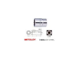 ミトロイ/MITOLOY 1/2"(12.7mm) スペアソケット(スタンダードタイプ) 12角 26mm 4M-26 Spare socket standard type