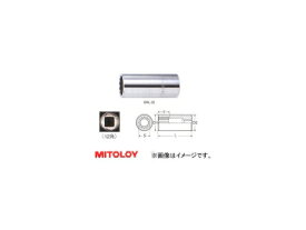 ミトロイ/MITOLOY 3/4"(19.0mm) スペアソケット(ディープタイプ) 12角 41mm 6ML-41 Spare socket deep type