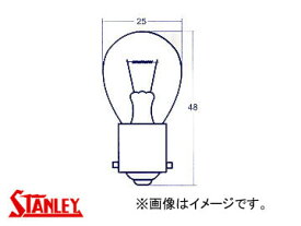スタンレー/STANLEY バックランプ・コーナリングランプ・ウインカーランプ用電球（シングル球） 12V 27W アンバー A4961 入数：10個 valve