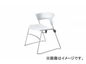 ナイキ/NAIKI ジロフレックス12/giroglex12 輸入チェアー ホワイト 12-3008-851 585×520×705mm Imported chair
