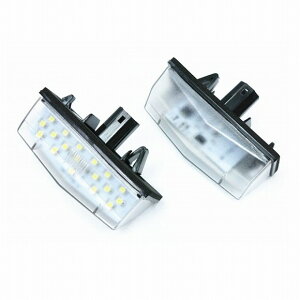 �ԗp���b�L�p�[�c �i���o�[���C�Z���X�v���[�g���C�g �g���^ �v���E�X ZVW 30 2009-2015 2016 18 LED �����v �J�[ �d�� �I�[�g �����v AL-AA-0018 AL Car plating parts