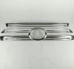 車用メッキパーツ トヨタ ランドクルーザー FJ200 LC200 2016 ABS クローム フロント センター グリル トリム 2ピース AL-AA-6242 AL Car plating parts