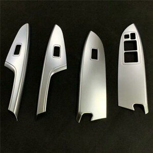 車用メッキパーツ カバー 三菱 エクリプス クロス 2018 ABS クローム レギュレータ インテリア アームレスト ドアウィンドウ リフタースイッチ ABS chrome 4pcs AL-AA-6304 AL Car plating parts