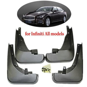 �t�����g���A ABS �v���X�`�b�N �t�F���_�[ �}�b�h�K�[�h �D���� �C���t�B�j�e�B Q70L Q70 QX30 QX50 QX60 QX70 Q40 Q50 [3] �J���[3�E�J���[4 AL-AA-8704 AL Madguard for car