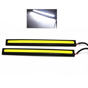 1Zbg(2) 17cm LED COB DRL fC^C jOCgh 12V O LED Cg\[X  tHO o[v zCg`u[ AL-BB-1050 AL Car light
