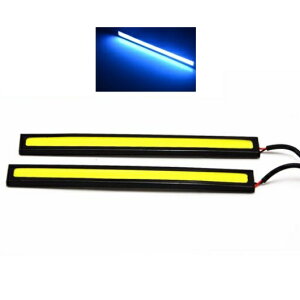 1Zbg(2) 17cm LED COB DRL fC^C jOCgh 12V O LED Cg\[X  tHO o[v zCg`u[ AL-BB-1050 AL Car light