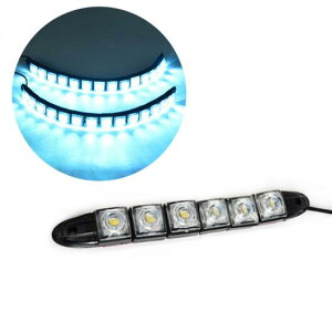 1 fC^C jOCg DRL I[gtLVu LED Xgbv쓮 tHOv 12V 6LED White light`14LED Blue light AL-BB-1062 AL Car