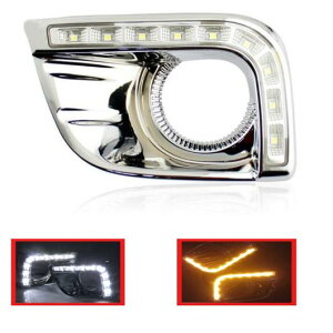 2�� �g���^ �v���h FJ150 LC150 2010 2011 2013 �����h �N���[�U�[ 2700LED DRL �������s ���C�g �t�H�O �w�b�h�����v �J�o�[ white AL-BB-1129 AL Car light