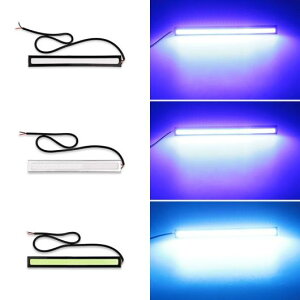 COB LED DRL hCrOspCgXgbv 12V COB LED DRL o[XgCvpl Ɠ ubNCVo[ Crystal Blue, WHITE, Blue AL-BB-1146 AL Car light