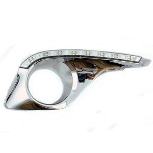 起亜 LED DRL トヨタ ハイランダー 2012-2014 デイタイム ランニングライト日ランプ ターン シグナル 淡色表示機能 White with Yellow AL-BB-1204 AL Car light