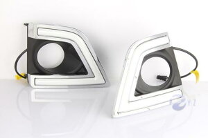 _ 1Zbg DRL g^ J[ 2014 2015 2016LED DRL fC^CjOCg CG[^[VOiiCgu[ White and Yellow AL-BB-1212 AL Car light