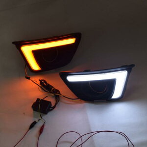 z_ E WYtBbg 2014 2015 2016 2017 ^[ CG[ J[ VOi [h DRL 12V LED fC^CjOCg CgtHOv 12W White turns yellow 6000K AL-BB-1458 AL Car plating par