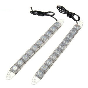 2 LED COB DRL hCrOtHOCg tLVu fC^C jOCg z_ g^ VW }c_ jbT 9LED AL-BB-1315 AL Car plating parts
