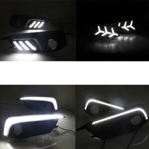 _ LED DRL fC^C jOCg z_ VrbN 10th 2016 2017VOiECg I CG[ J[ tHOv z[ Iׂ2oG[V Type AEType B White and Yellow AL-BB-1327 AL 