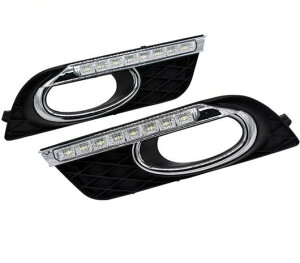 N  fC^C jOCg LED DRL z_ VrbN9TH 2011-2015tHOv Jo[ ^[ VOi WJ[\Cg White with Yellow AL-BB-1354 AL Car plating parts