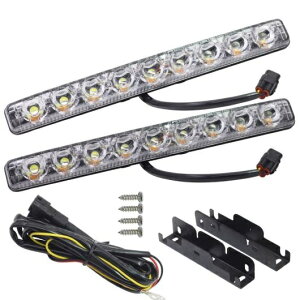 9 LED 30ワット2880LM ライトソースフォグランプ ドライビング デイタイム ランニングライト DRL ホワイト 12V 2個 AL-BB-1383 AL Car plating parts