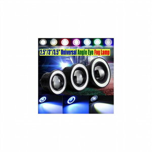 hvWFN^[ LED YCCFLtHOCg 12V SUV ATVtHOv zCg u[ CG[ bh sN fC^C jO White fog light angle`Green angle 69mm AL-BB-1312 AL Car plating parts