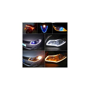 2s[X VJQ LED DRL ^[VOiOCgfC^CjOCg I[g 12V SMD COB Iׂ2 30CM WHITEEBlue AL-BB-1423 AL Car plating parts