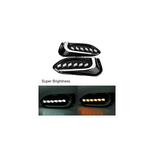 1yA J[fC^CjOCg 2 LED tHOv Jo[ z_ E WYtBbg 2018-2019 DRL ^[VOiCg I[g AL-BB-1539 AL Car plating parts