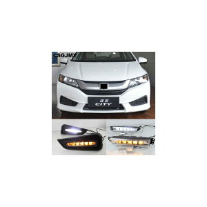 2 12V DRL VeB 2015 2016 2017 CG[ J[^[jO VOi tHOvfCCg LED fC^CjOCg White and Yellow AL-BB-1571 AL Car plating parts