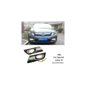 [ 12V  LED DRL fC^CjOCg tHOv Jo[ z_ VrbN 9TH 2012 2013 2014 AL-BB-1620 AL Car plating parts