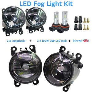 tHO Cg v VF[h + H11 LED nQ ou DRL 12V 2005-2012 Y pXt@C_[ It[h R51 LED Fog Light AL-BB-1729 AL Car