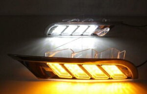 Y LbNX X 2017-2018h CG[ ^[VOi[ 12V LED DRL fC^C jO Cg  tHO v white and yellow AL-BB-1748 AL Car light