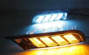 Y LbNX X 2017-2018h CG[ ^[VOi[ 12V LED DRL fC^C jO Cg  tHO v white yellow blue AL-BB-1748 AL Car light