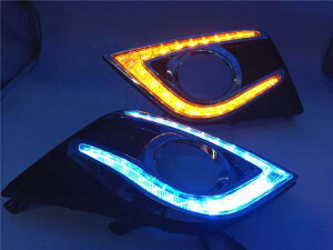 Y Zg 2016 2017 LED 쓮 DRL fC^CjO Cg fCCg wbh v White Yellow Blue AL-BB-1750 AL Car light