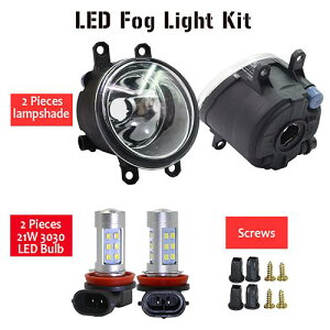Y fAX J11 H11 tg tHO Cg AZu v VF[h + ou DRL 12V 2013 2014 2015 2016 2017 2018 2019 LED Fog light kit AL-BB-1752 AL Car