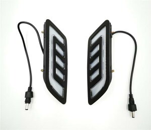 2 Y io _bgTgbN NP300 D23 2015 2016 2017 2018 2019 DRL }XNO LED v I VOi White and Yellow AL-BB-1667 AL Car light