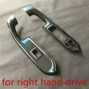g^ HNV[ mA R80 2014-2018 ABS tg hA CeA A[Xg hAEBhEt^[XCb`{^ g light black 2pcsEABS chrome 2pcs AL-BB-2930 AL Interior parts for cars