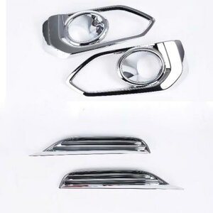 �z���_ �t�B�b�g�W���Y2018 2019 ABS �N���[�� �t�����g ���A �t�H�O ���C�g �����v �J�o�[ �g���� �t���[�� All 4pcs AL-BB-7077 AL Car plating parts