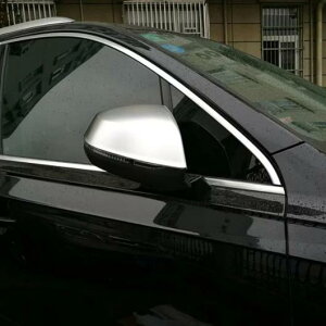 アウディ Q7 2016 2017 パーツ リプレースメント サイド バック ミラー モールディング カバー トリム 選べる2カラー ブラック・シルバー AL-BB-6575 AL Car plating parts