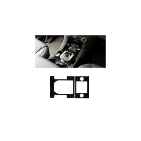 ランドローバー ディスカバリー4 LR4 2010-2016 ABS グロスブラックセンターコンソールギアシフトフレーム カバー トリム 選べる2バリエーション Up panel・Down panel AL-CC-8073 AL Interior parts for cars