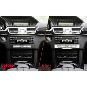 �A���~�Z���^�[ �R���g���[�� �@�\�{�^�� �J�o�[ �g���� �����Z�f�X�x���c E �N���X E200 E260 E300 2014-2016 AL-DD-4914 AL Interior parts for cars