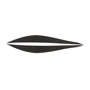2個 カーボンファイバースタイル フロントフォグランプストリップ アイリッド BMW 3 4 シリーズ F30 F32 F33 F36 2013-2018 Carbon Fiber AL-DD-4335 AL plating parts
