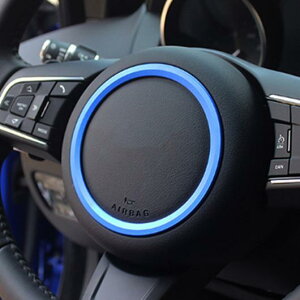 �W���K�[ XE X760 XF X260 F-Pace F�y�[�X X761 E-PACE F-TYPE �A���~���� �X�e�A�����O�z�C�[�� �����O�X�e�b�J�[���S�t���[�� �I�ׂ�4�J���[ ���b�h�`�V���o�[ AL-DD-6774 AL Car plating parts