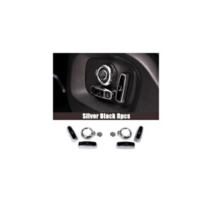 �V�[�g �J�o�[ �A�W���X�^�[ �{�^���t���[���g���� ���� �J�o�[ �X�e�b�J�[�W���K�[ F-Pace F�y�[�X X761 XE X760 XF/XFL X260 4 AL-DD-6771 AL Car plating parts