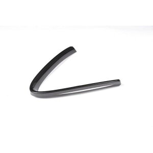 カーボンファイバー アルファロメオ ジュリア 2017 2018 ABS プラスチックフロントグリル 装飾 フレーム 1 PC Carbon Fiber style AL-DD-5539 AL plating parts