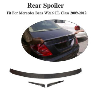 �ԗp�O���p�[�c �J�[�{���t�@�C�o�[ ���A �X�|�C���[ �g�����N �u�[�g ���b�v �E�C���O �K�p: �����Z�f�X�x���c CL�N���X W216 2009-2012 3�� AL-DD-7800 AL Exterior parts for cars