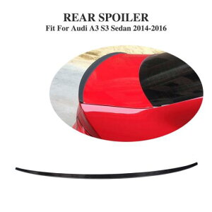 �ԗp�O���p�[�c �J�[�{���t�@�C�o�[ ���A �g�����N �u�[�g �E�C���O ���b�v �X�|�C���[ �K�p: �A�E�f�B A3 S3 4�h�A 2014-2016 AL-DD-7941 AL Exterior parts for cars