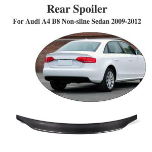 車用外装パーツ カーボンファイバー リア トランク リップ スポイラー ブート ダック ウイング 適用: アウディ A4 B8 除く-Sライン セダン 2009-2012 AL-DD-7953 AL Exterior parts for cars