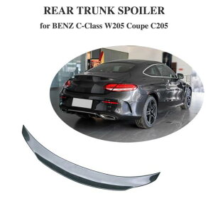 車用外装パーツ カーボンファイバー リア トランク スポイラー ブート リップ ウイング 適用: メルセデスベンツ C205 C180 C200 C300 C43 C63 AMG クーペ 2014-2019 AL-DD-8560 AL Exterior parts for cars