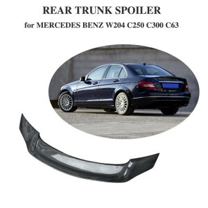 �ԗp�O���p�[�c �J�[�{���t�@�C�o�[ ���A �g�����N �X�|�C���[ �u�[�g ���b�v �E�C���O �K�p: �����Z�f�X�x���c W204 C200 C250 C300 C350 C63 AMG �Z�_�� 4 �h�A 2007-2013 AL-DD-8568 AL Exterior parts for cars